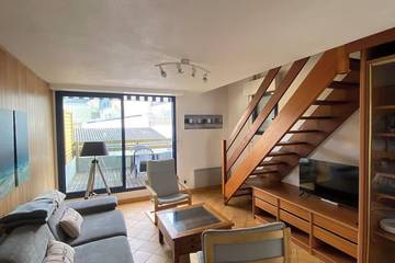 Gîte pour 4 personnes, avec balcon dans Plage Toulhars