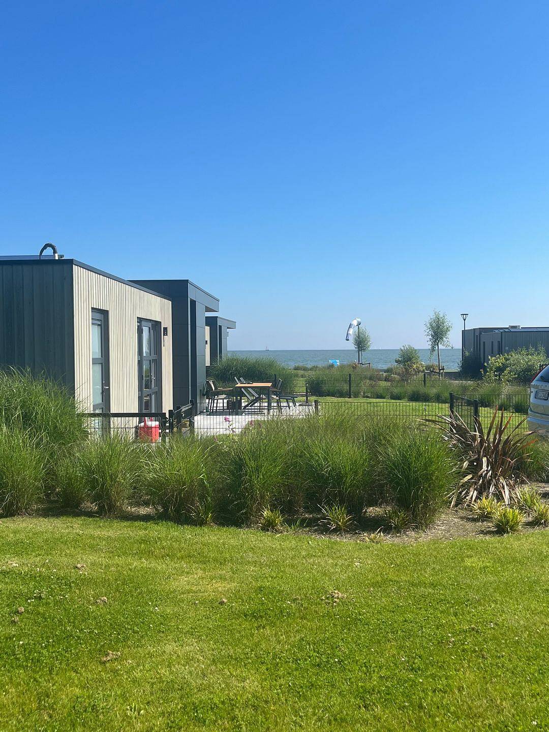Modernes Chalet am Ijsselmeer mit Meerblick und vielen Extras in Enkhuizen, Ijsselmeer