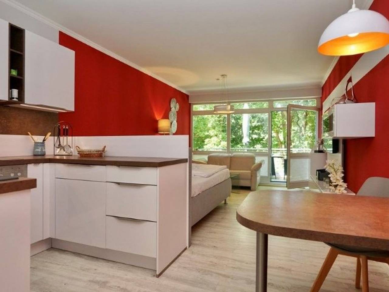 Ganze Ferienwohnung, Appartementhaus Sanssouci - (284) 1- Raum- Appartement-Strandstraße in Ostseebad Kühlungsborn, Kühlungsborn