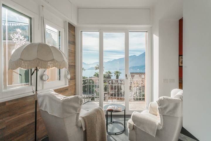Villa pour 4 personnes, avec Balcon et Terrasse ainsi que Vue et Vue sur le lac à Bellagio