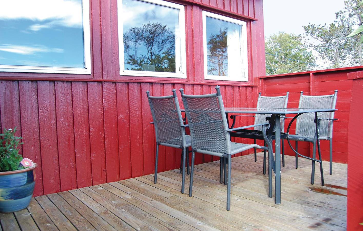Ferienhaus für 6 Personen mit Garten in Farsund