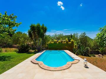 Villa Sa Palmera con jardín y piscina privada in Manacor, Costa de Mallorca für 7 