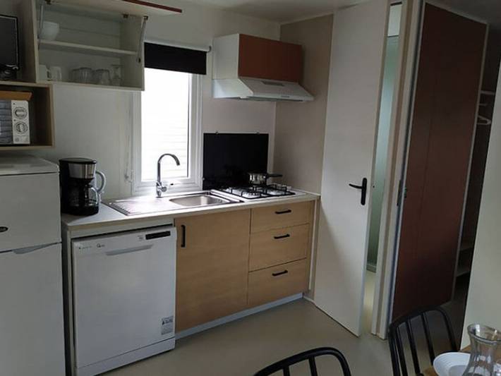 Mobil home pour 6 personnes, avec terrasse et piscine, animaux acceptés à Laurens - 3