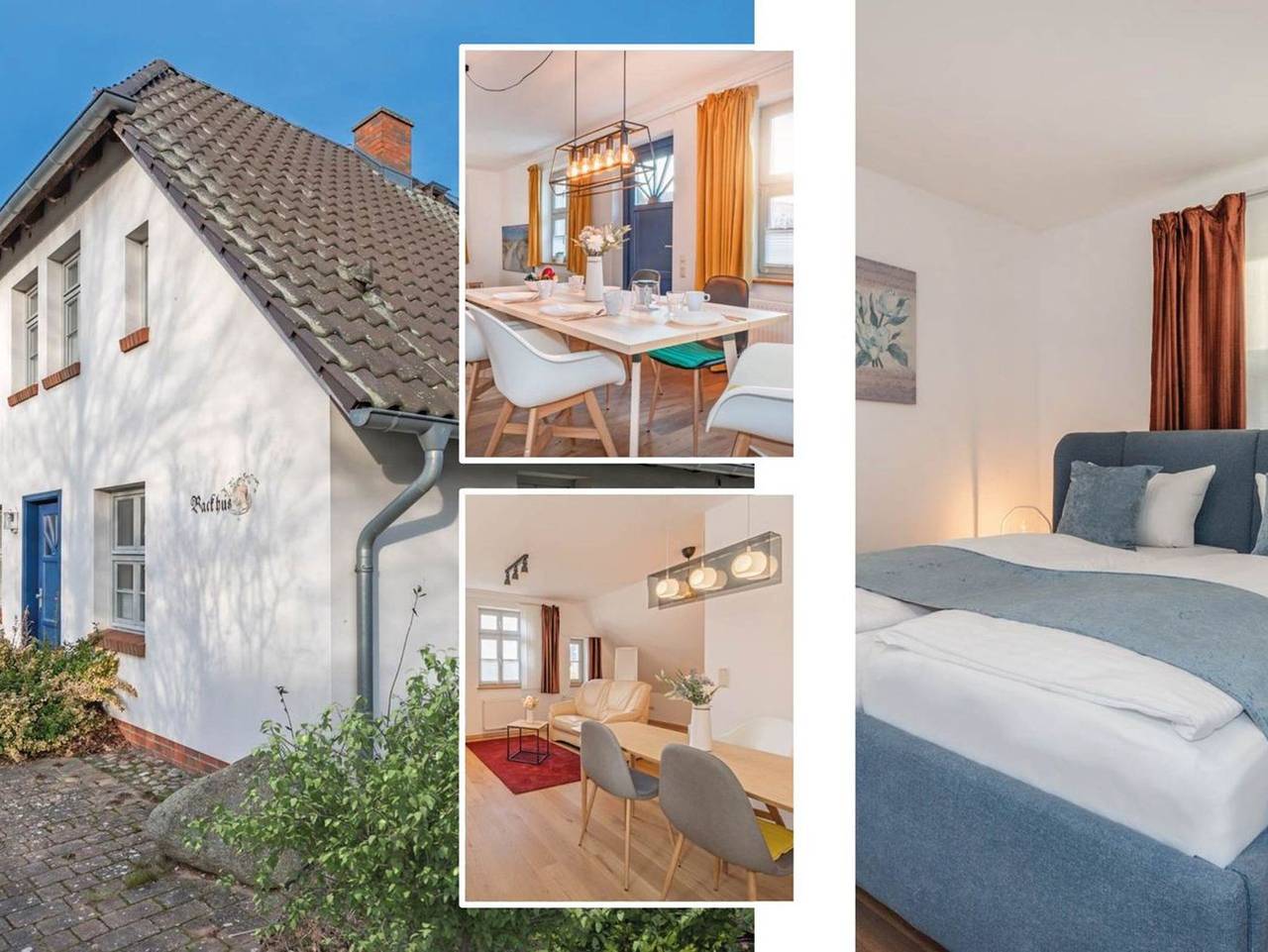 Ferienhaus Backhus - Idyllisches Landhaus mit großem Garten – ideal für Familien & Gruppen in Mellenthin, Usedom