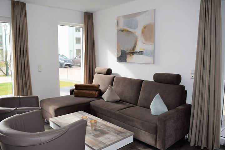 Ferienhaus mit Meerblick für 6 Personen, mit Sauna und Balkon in Wangerland - 2