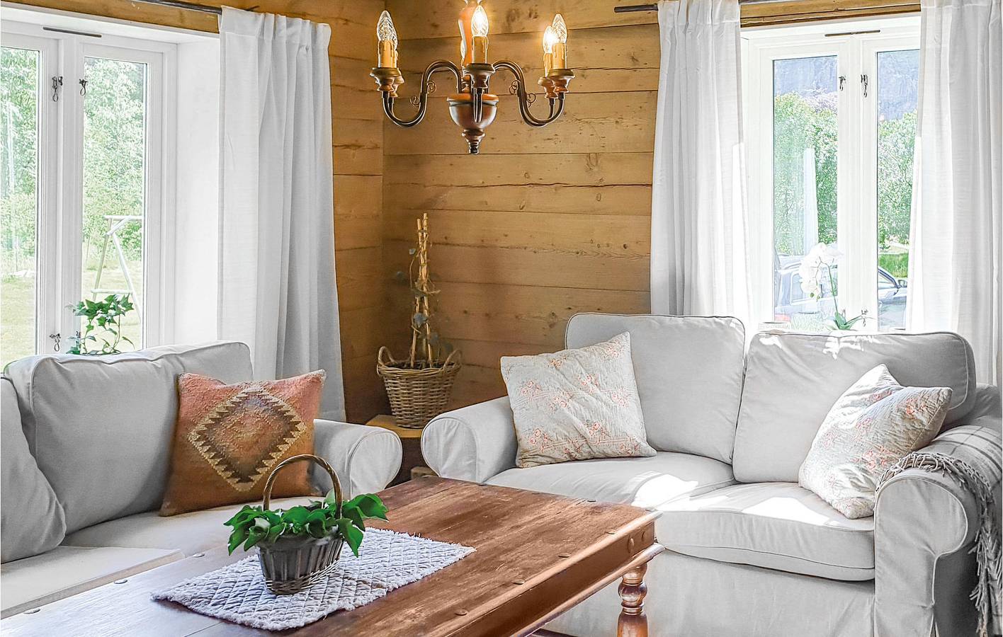 Maison de vacances pour 9 personnes avec jardin in Lindås