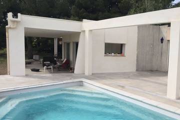 Cottage pour 7 personnes, avec balcon et jardin à Montbazin