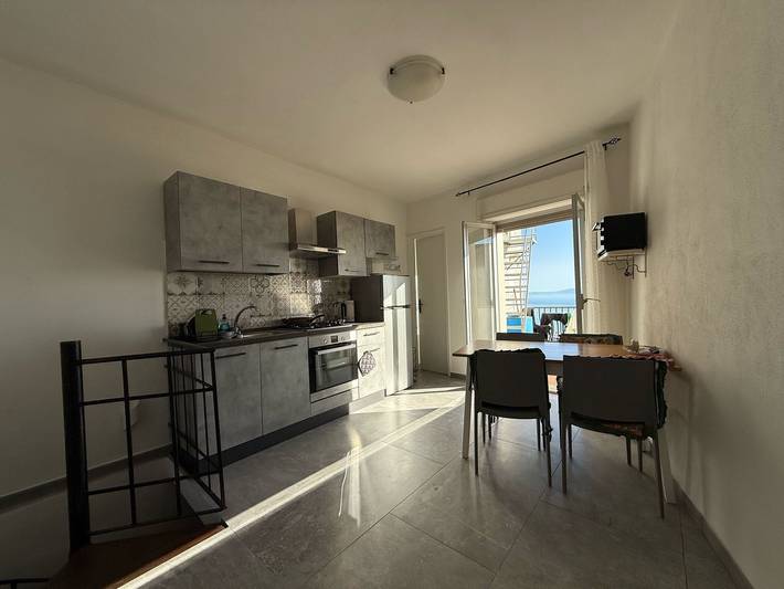 Ferienhaus 'Casa Mark' mit Meerblick, Wlan und Klimaanlage in Forza d'Agrò, Messina Provinz