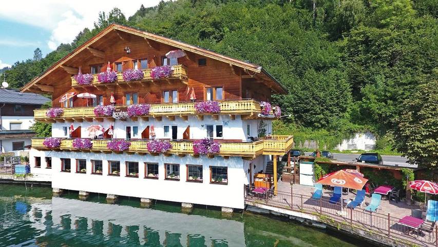 B&B für 5 Personen, mit Seeblick und Garten sowie Ausblick in Zell am See