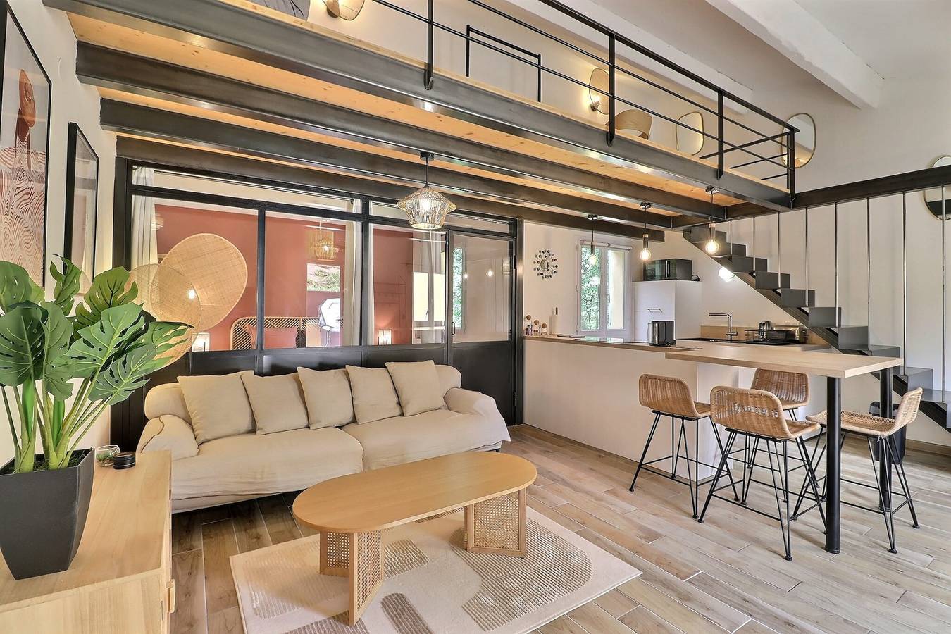 Apartamento entero, Apartamento de vacaciones para 2 personas con jacuzzi in Ventabren, Region de Aix-en-Provence