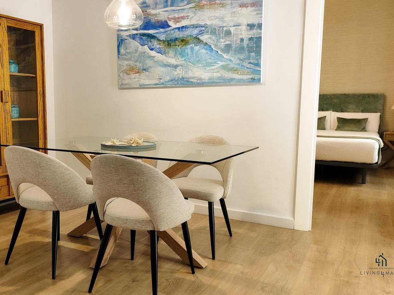 Entire holiday apartment, Living4malaga New Marina Square in Malaga Centro Historico, Malaga