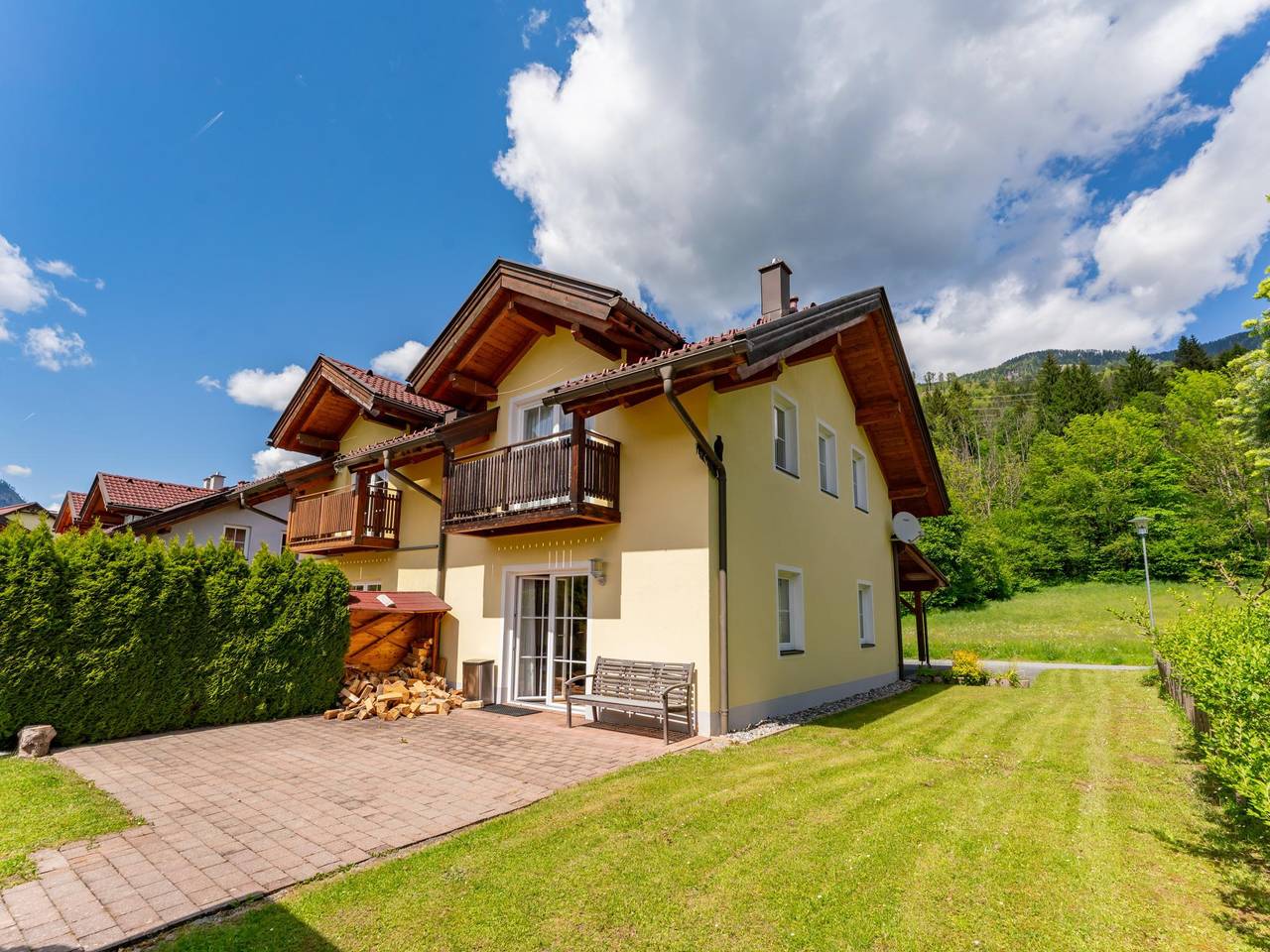 Chalet mit Garten in Nähe der Skipiste in Kötschach-Mauthen, Bezirk Hermagor