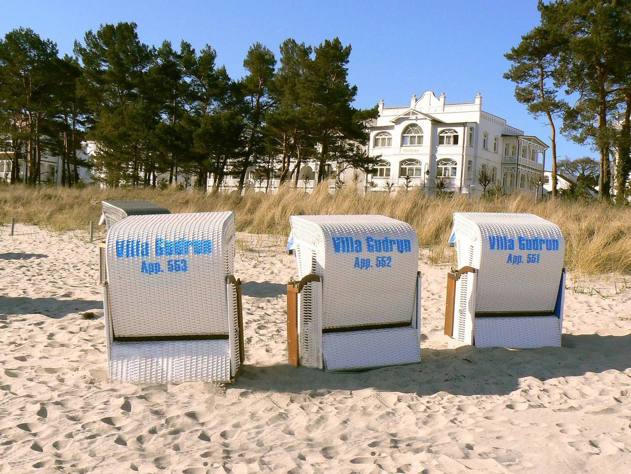 Villa Gudrun Strand-App. 553 2 Sz 2 Bäder Panorama-Mb - App.  mit 2 Sz und Schlafsofa - Aufbettung 5./6. P. in Ostseebad Binz, Binz
