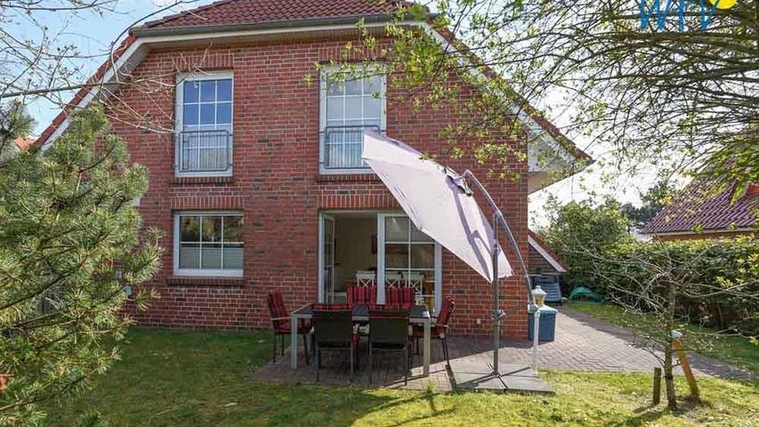 Ferienhaus für 8 Personen, mit Terrasse und Garten, mit Haustier auf Borkum