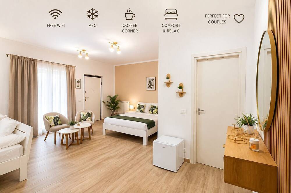 Ganze Wohnung, Ganzes Ferienhaus mit Privatgarten, 2 Badezimmern und Privatparkplatz. in Frascati, Parco Regionale dei Castelli Romani