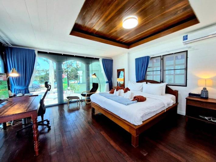 Location de vacances pour 3 personnes, avec vue et jardin dans Nai Thon Beach - 2