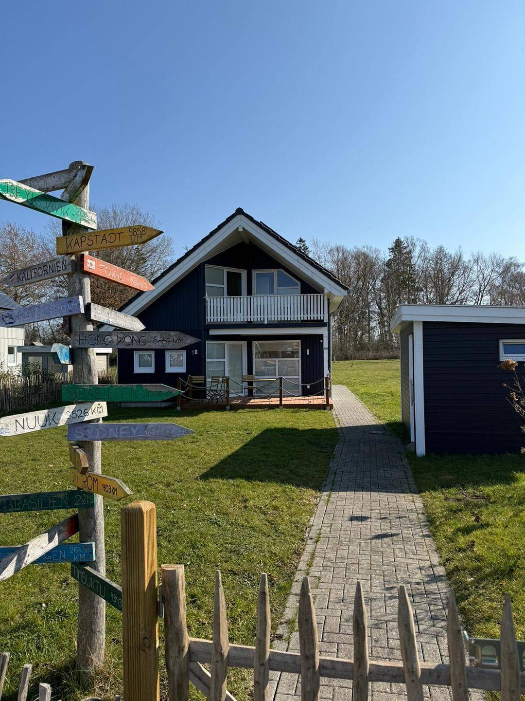 Ferienhaus "Bernsteinblau" in Schönberg-Holm nahe Sandstrand und mit Sauna in Holm, Schönberg
