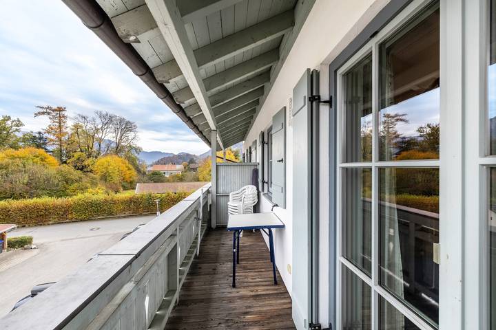 Appartement entier, Appartement 'Fewo Brünnstein - Chambre 50' avec vue sur la montagne, jardin commun et Wi-Fi in Oberaudorf, Alpes bavaroises