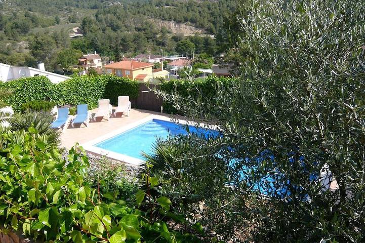 Casa rural para 8 personas, con jardín en Canyelles (Barcelona)