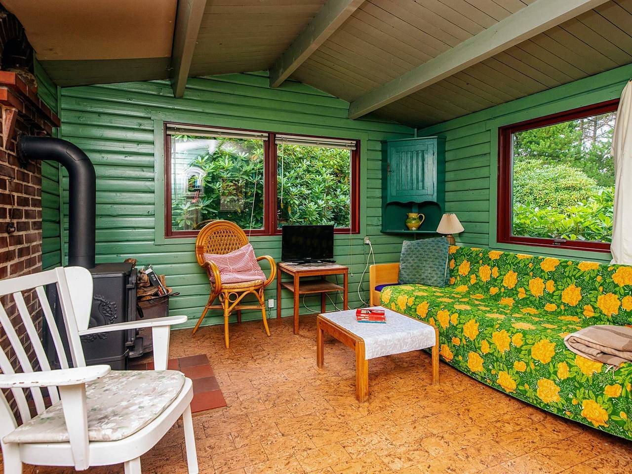 Abgeschiedene 60er Cottage in Sønderstrand, Tagholm