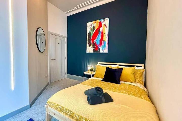 Appartement entier, Stunning 2 bed - free parking -5 min walk to beach in Bournemouth, Angleterre du Sud-Ouest
