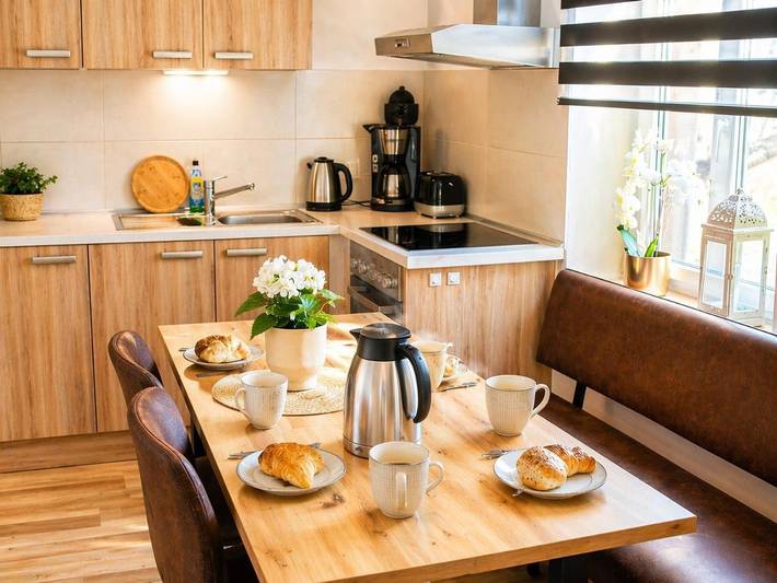 Ferienwohnung für 4 Personen, mit Terrasse und Garten sowie Sauna in Bad Muskau