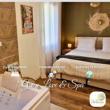 Cottage pour 4 personnes, avec jacuzzi et jardin à Saint-Laurent-Médoc