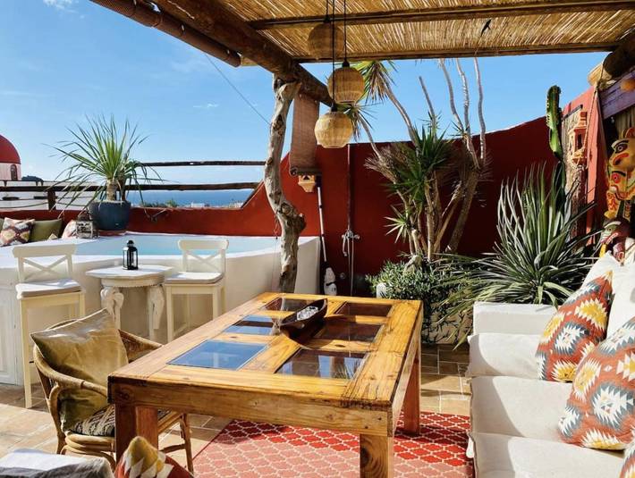 Casa rural para 11 personas, con piscina además de vistas y balcón, Familias con niños en Agaete - 4