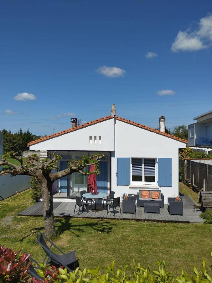Location de vacances pour 4 personnes, avec jardin, adapté aux familles dans Plage Saint-Sordelin
