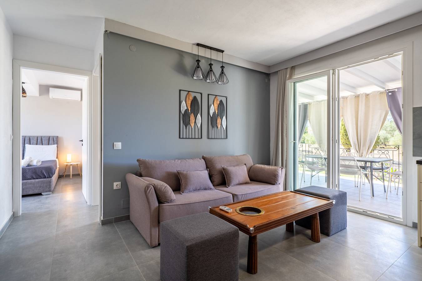 Ganze Wohnung, Apartment 'Starry Sky Luxury 6' mit gemeinsamer Terrasse, Wlan und Klimaanlage in Korfu