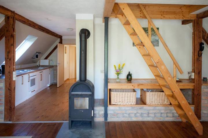 Ferienwohnung für 5 Personen, mit Garten und Ausblick