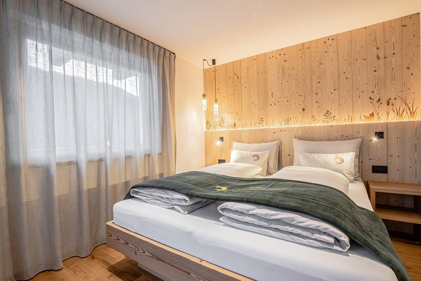 Ganze Wohnung, Ferienwohnung "Biohof Ruances Pré" mit Bergblick, privater Terrasse und Wlan in Costadedoi, Abtei