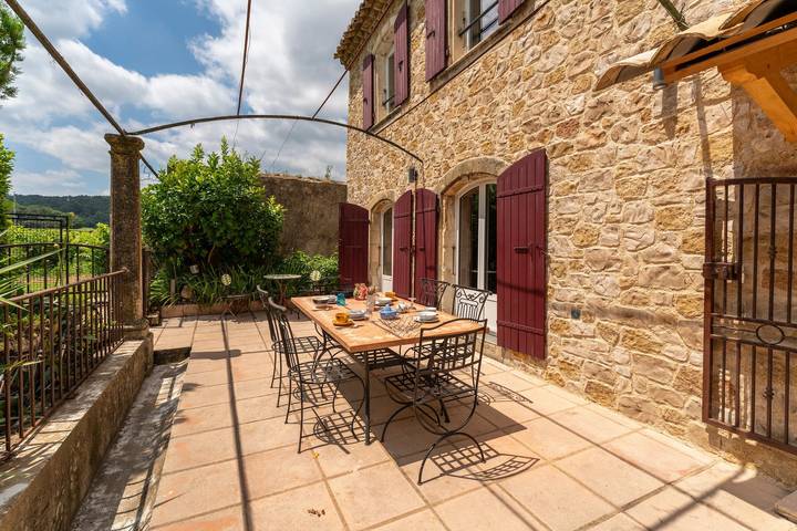 Maison de vacances « Mas de la Tontine » avec terrasse, jardin privés et Wi-Fi in Saint-Alexandre, Région de Nîmes