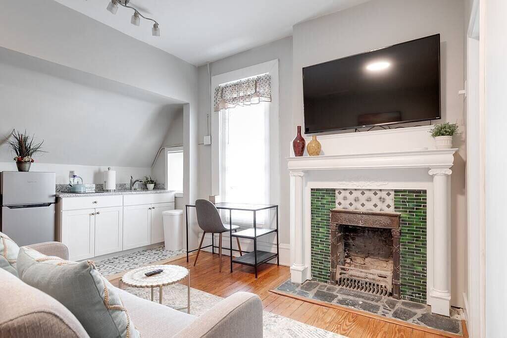 Ganze Wohnung, Studio Nest/2Queen beds/2Tvs museums/free parking in Richmond, Virginia