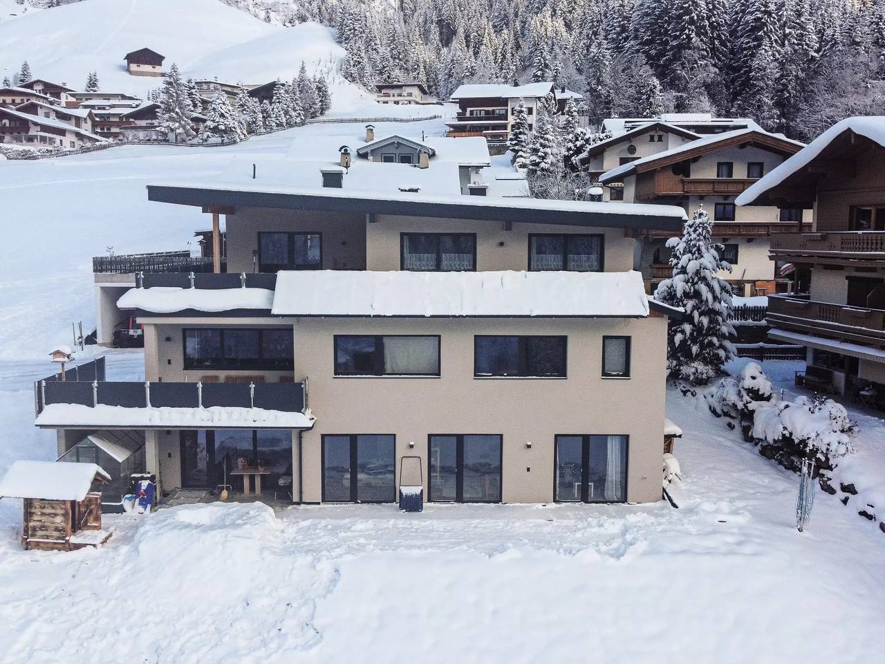 Ganze Wohnung, 3 Zimmer 4 Personen in Tuxer Alpen, Hintertux