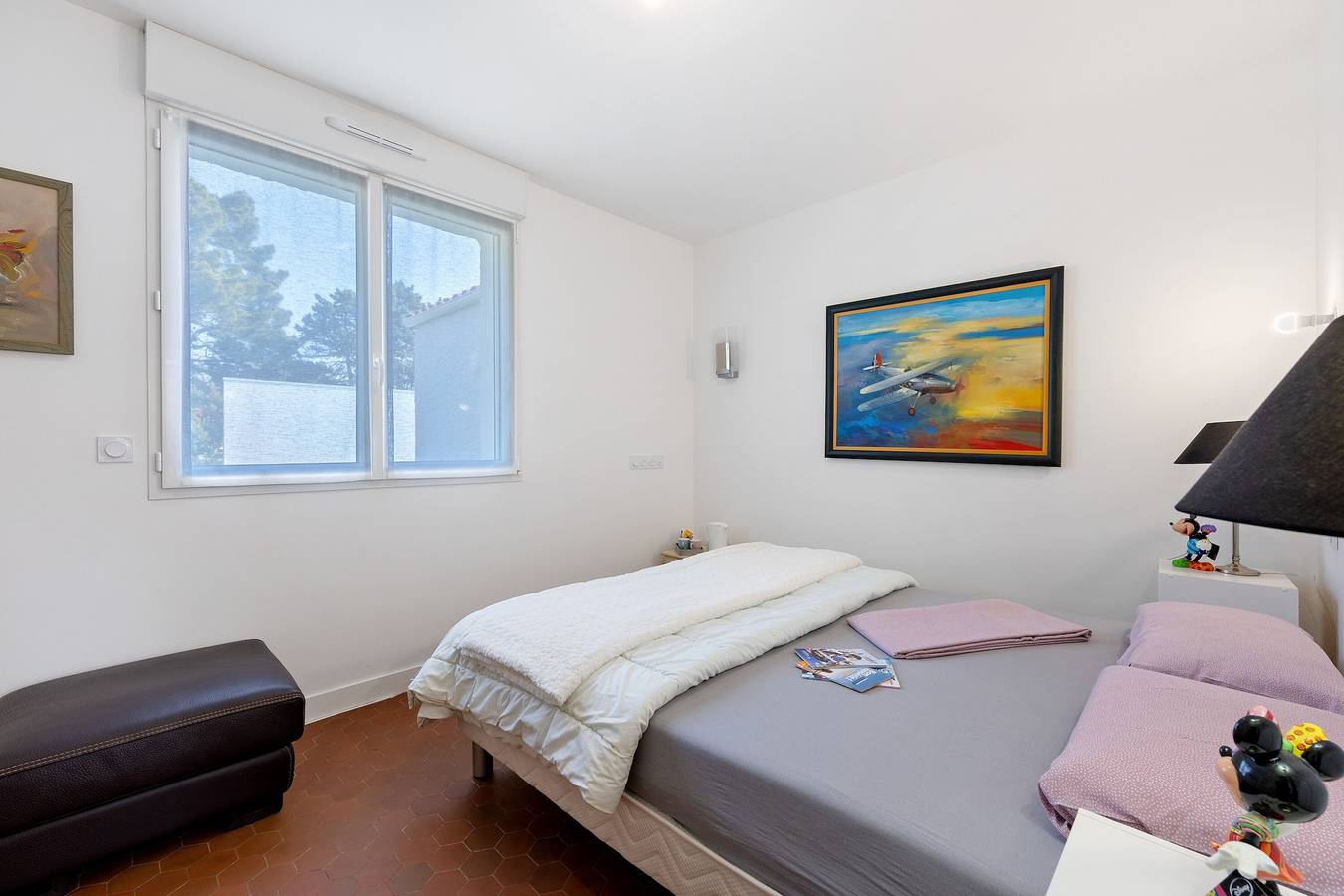 Gästezimmer Sous le Pin „Zimmer 5“ mit geteilter Terrasse, Wlan und Klimaanlage in Olonne-sur-Mer, Les Sables-d'Olonne