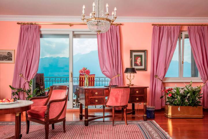 Hôtel Victoria - Chambre double standard in Glion, Montreux