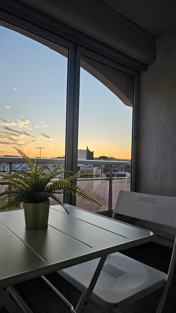 Appartement entier, Studio Avec Balcon Face Au Port in Carnon-Plage, Mauguio