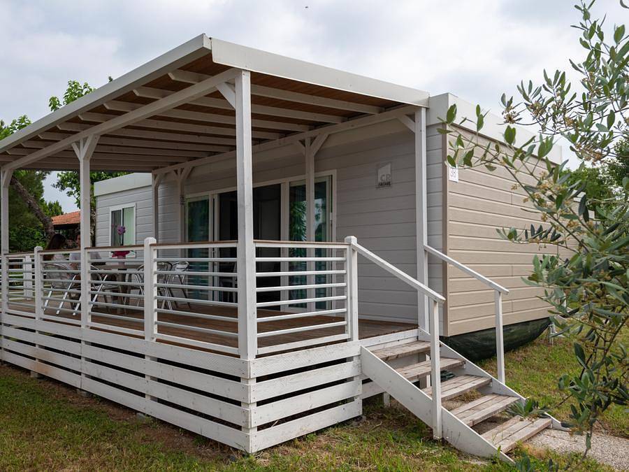 Camping The Garda Village - Mobilheim 6 personen - Maxicaravan Deluxe in Rivoltella del Garda, Sirmione