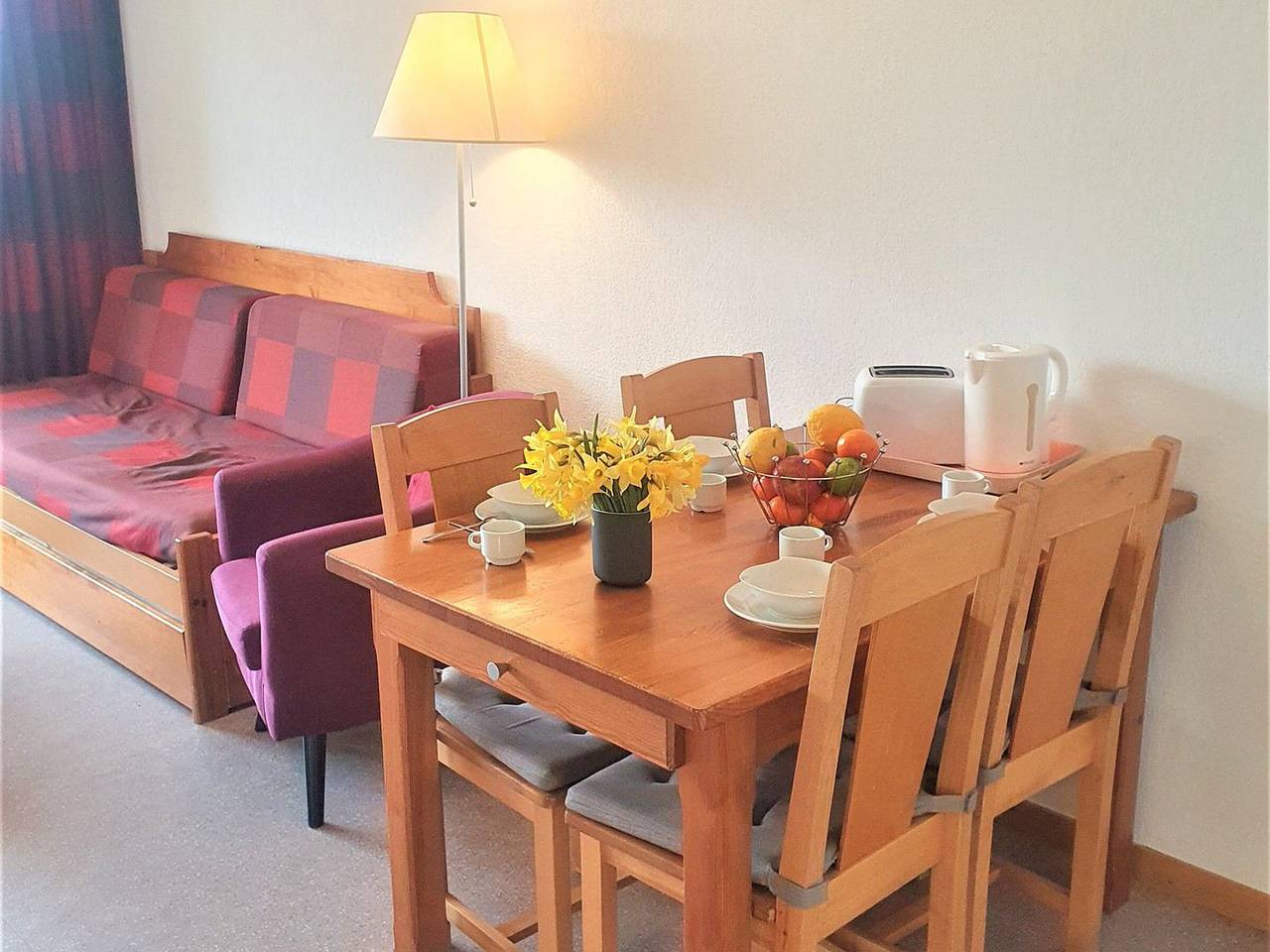 Ganze Wohnung, Geräumiges Apartment für 4 mit Balkon in Superdévoluy in Saint-Étienne-en-Dévoluy, Le Dévoluy
