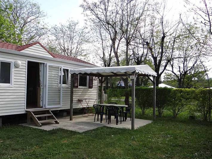 Camping Les Hortensias - Mobilheim 4 personen in Rosières (Ardèche), Parc naturel régional des Monts d'Ardèche