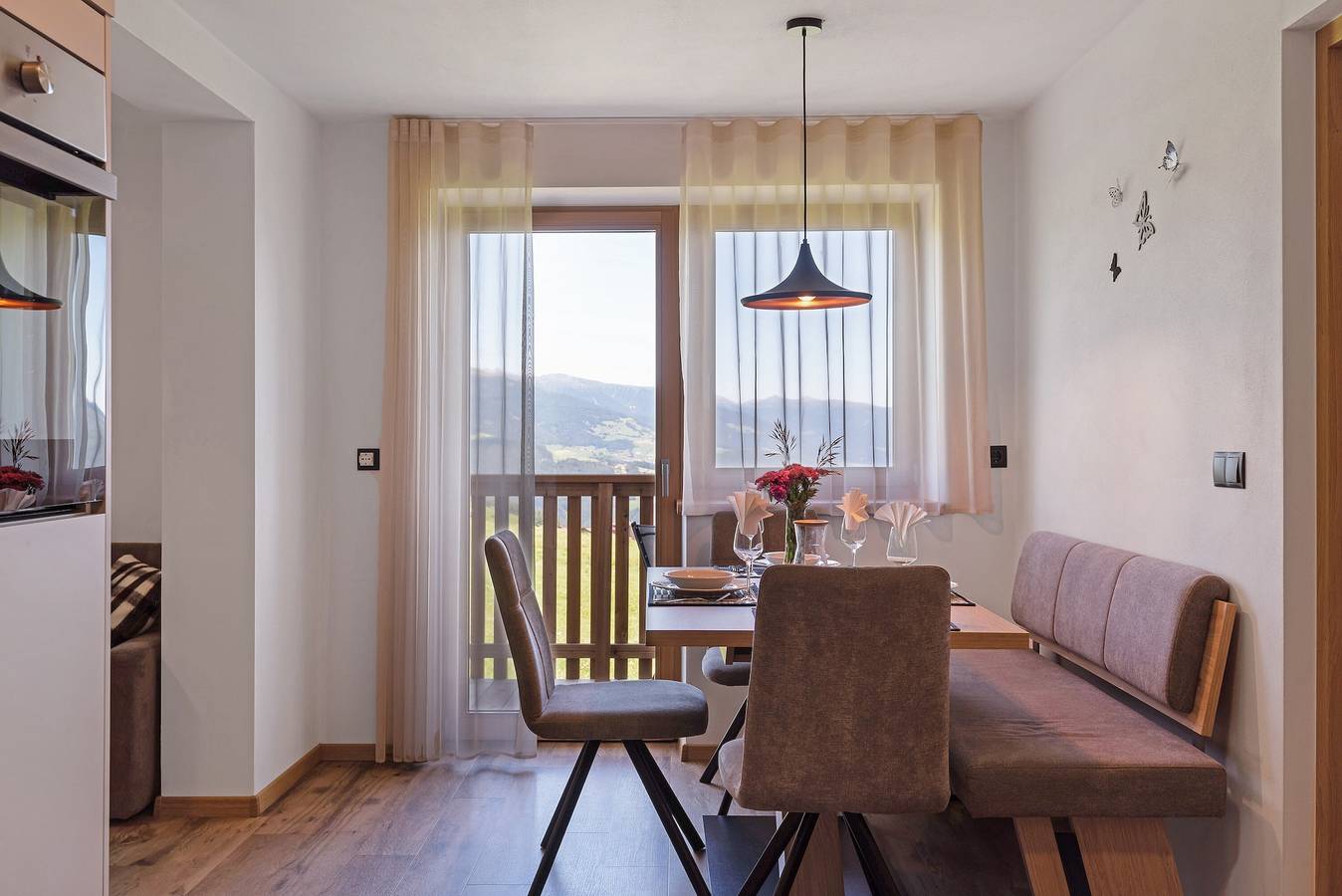 Ganze Wohnung, Ferienwohnung "Living Lerchna -Apartment Morgentau" mit Bergblick, Balkonen & Wi-Fi in Meransen, Mühlbach