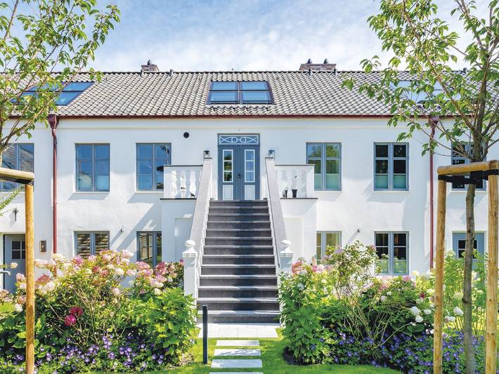 Ferienhaus mit Meerblick für 6 Personen, mit Terrasse und Sauna, kinderfreundlich