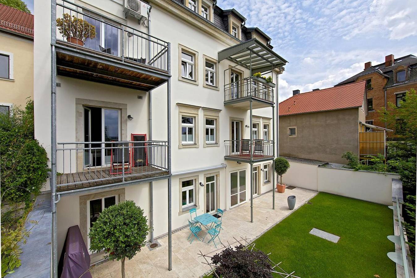 Ganze Wohnung, Ferienwohnung „Am Blauen Wunder“ mit privatem Garten, Balkon und Wlan in Loschwitz, Dresden