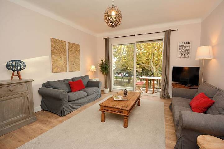 Location de vacances pour 4 personnes, avec balcon à Tarascon