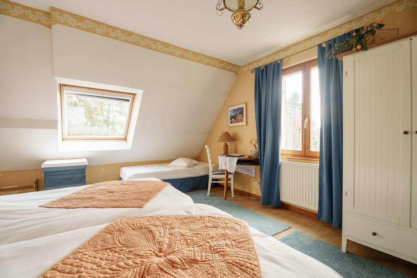 Gästezimmer „Delphi“ mit Bergblick in Börsch, Niederrhein Elsass