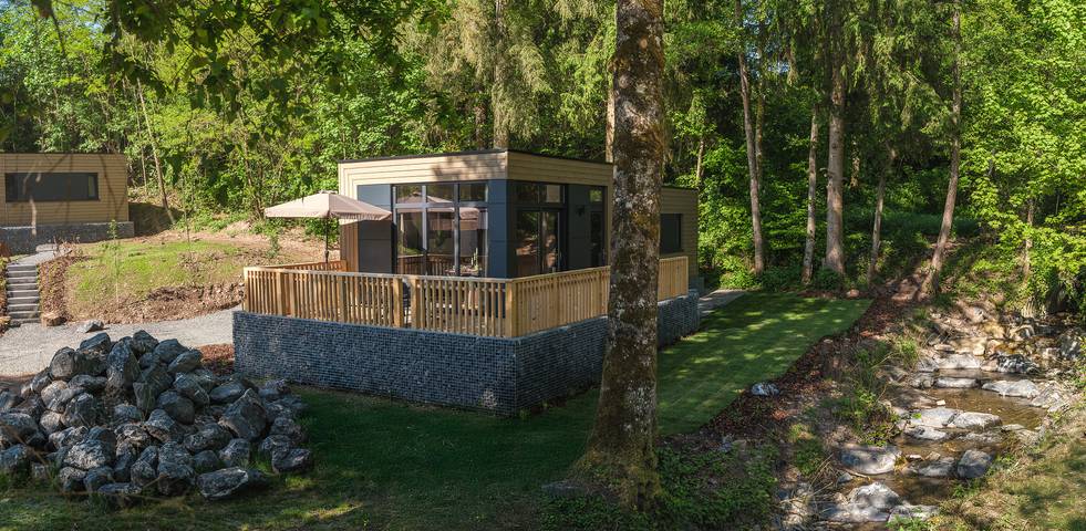 Lodge voor 4 personen, met balkon/terras en terras in Luxemburg
