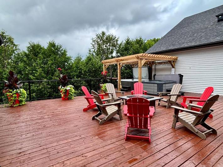 Location de vacances pour 2 personnes, avec jacuzzi et balcon dans Mont-Tremblant