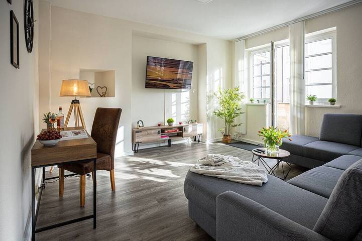 Ferienwohnung für 6 Personen, mit Sauna und Balkon, mit Haustier in Hanse Sail