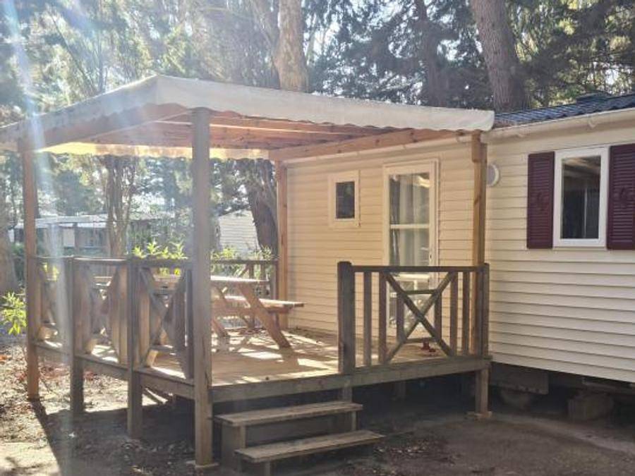 Camping Le Sainte Marie - Mobile home 4 persons - Emerald in Sainte-Marie-la-Mer, Côte d'Améthyste